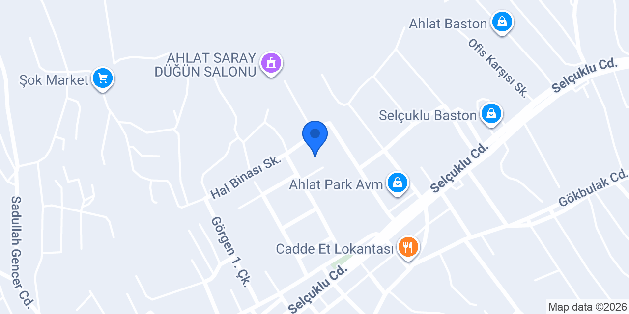 Ahlat Park Awm Otel konumu