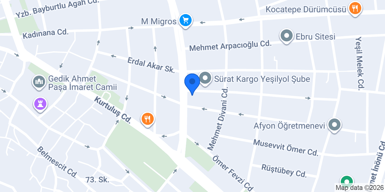 Mualla Tatlı Krallığı Afyon konumu