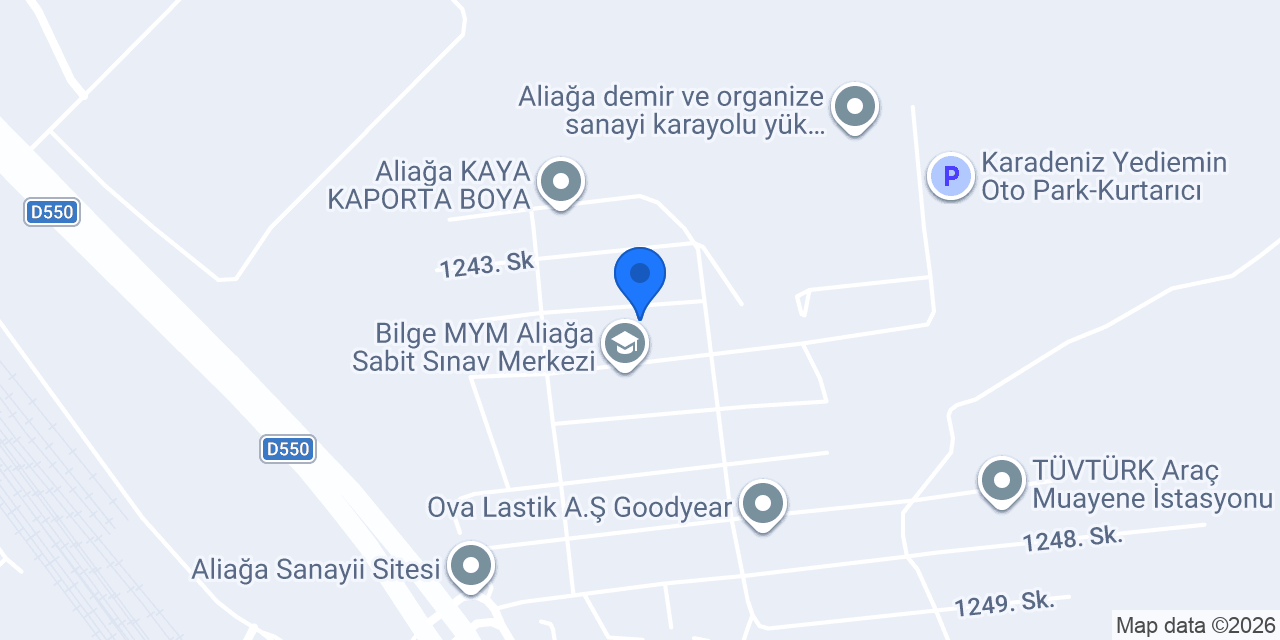 Usta Eli Otomotiv konumu