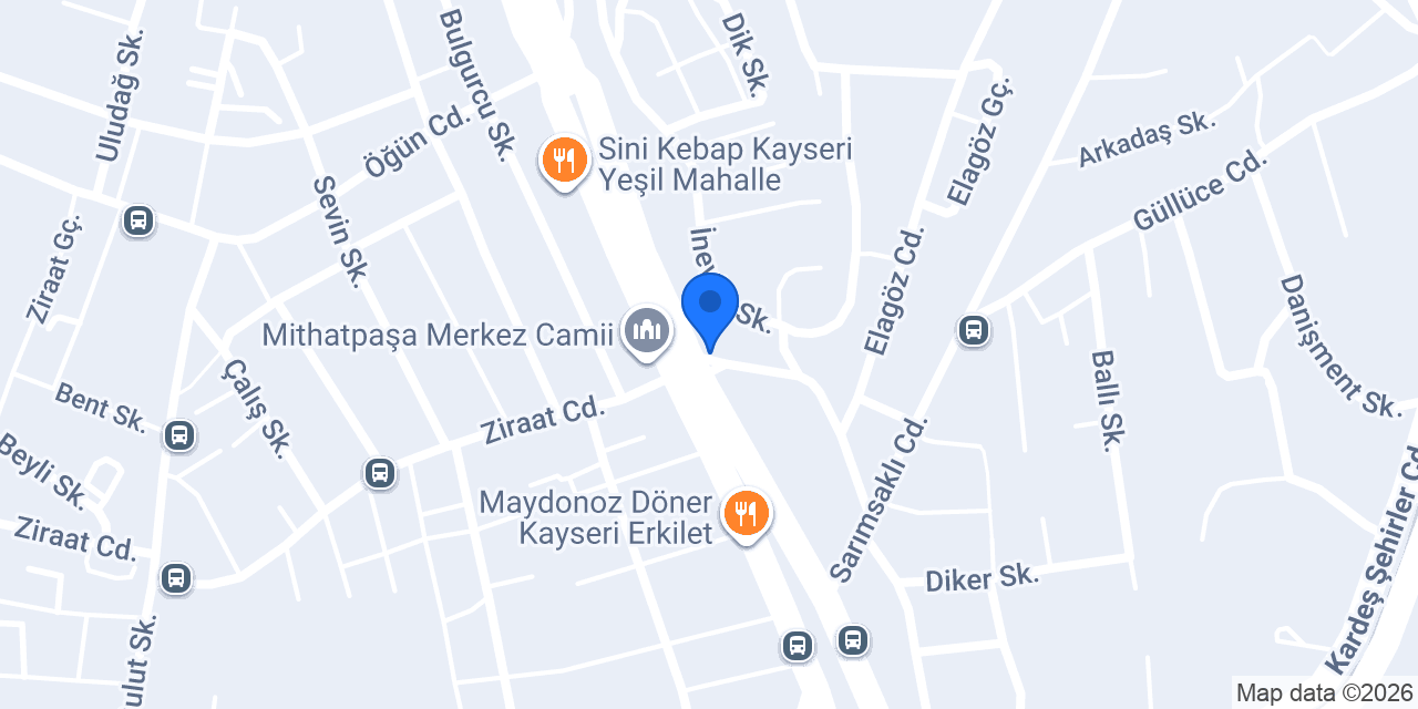 Kayseri 16. Noterliği konumu