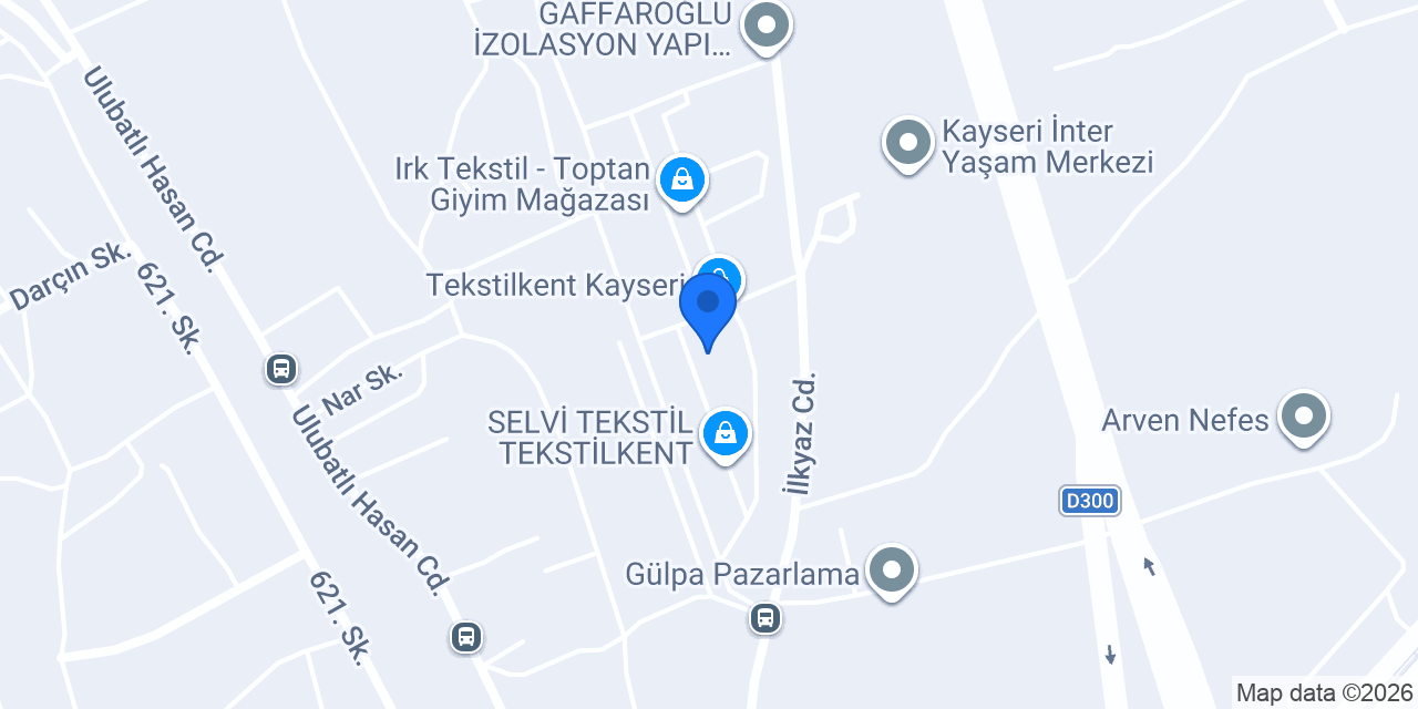 Gipaş Tekstil konumu