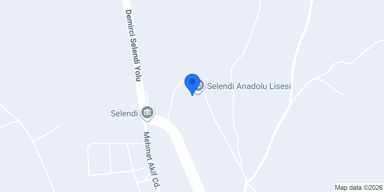 Selendi Anadolu Lisesi konumu