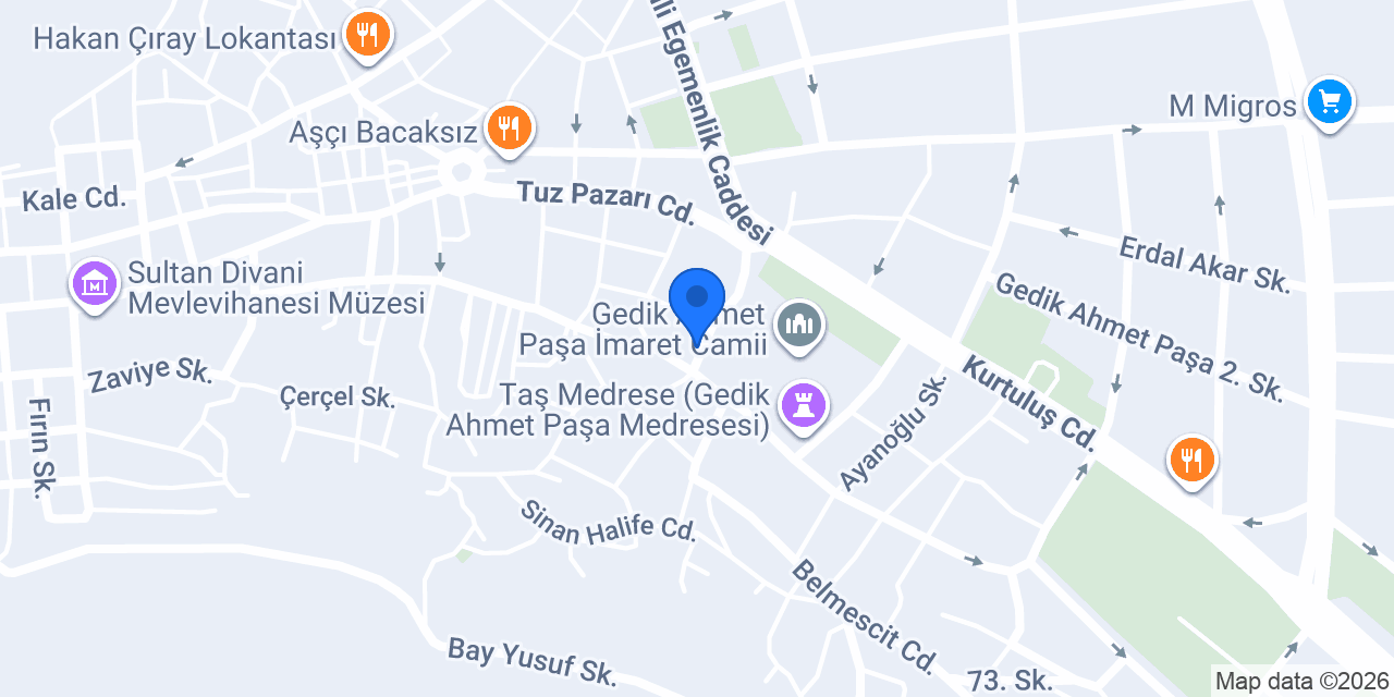 Kadem Pide Salonu konumu