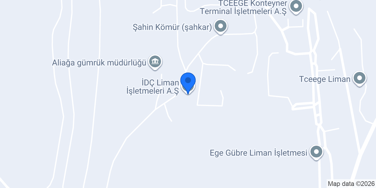 İDÇ Liman İşletmeleri A.Ş. konumu