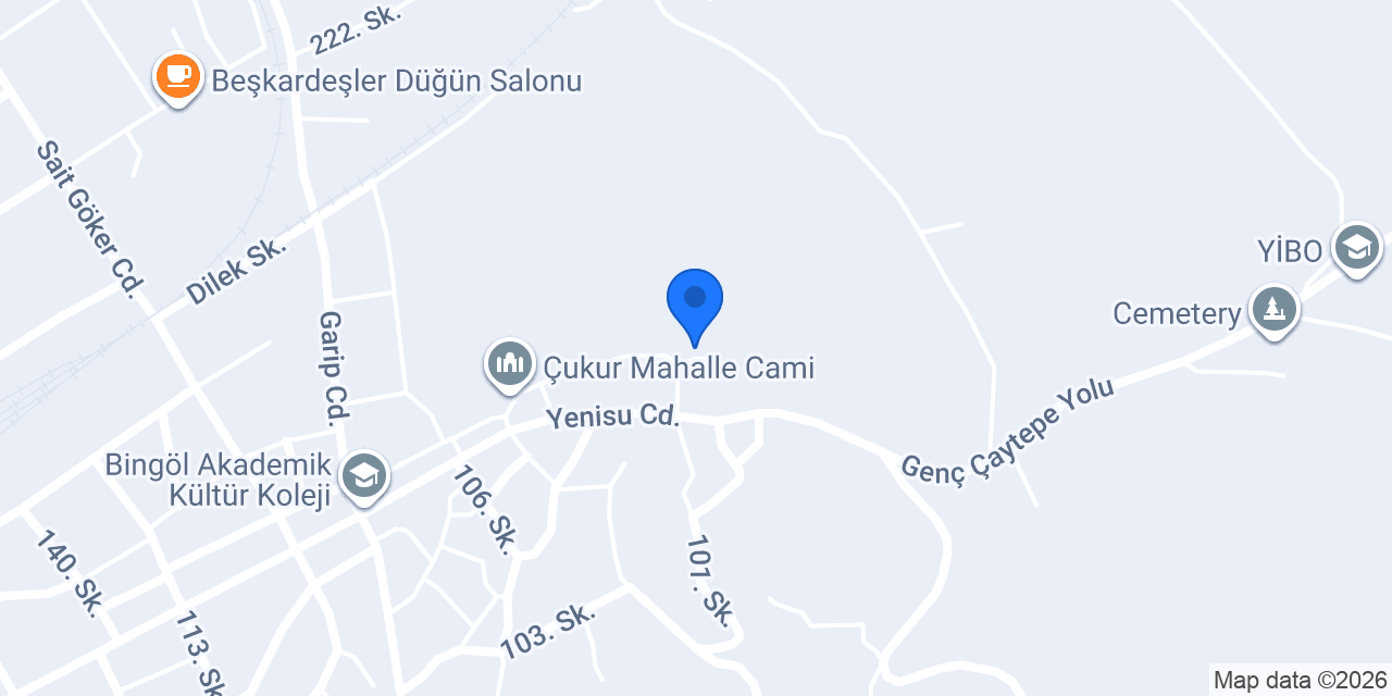 Daraheni ÇUKURMAHALLE konumu