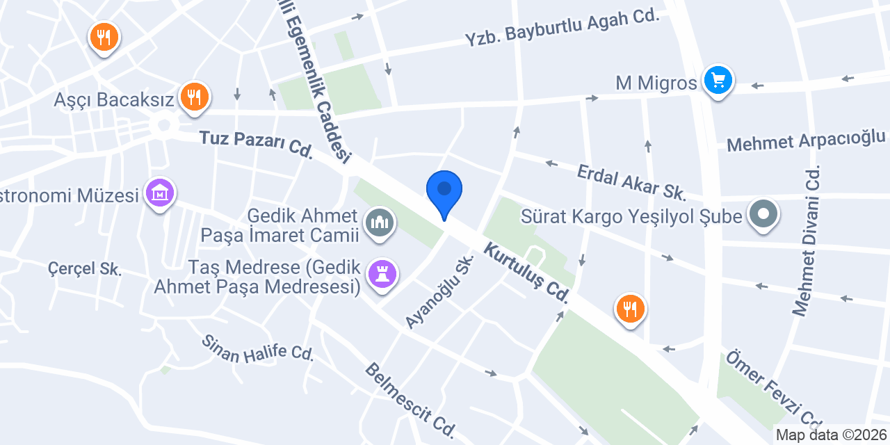 Afyon Hizmet Turizm konumu