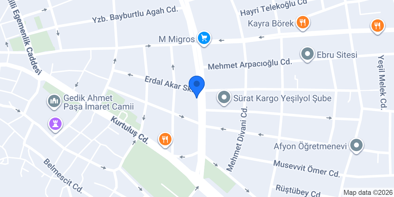 Asya Veteriner Kliniği konumu