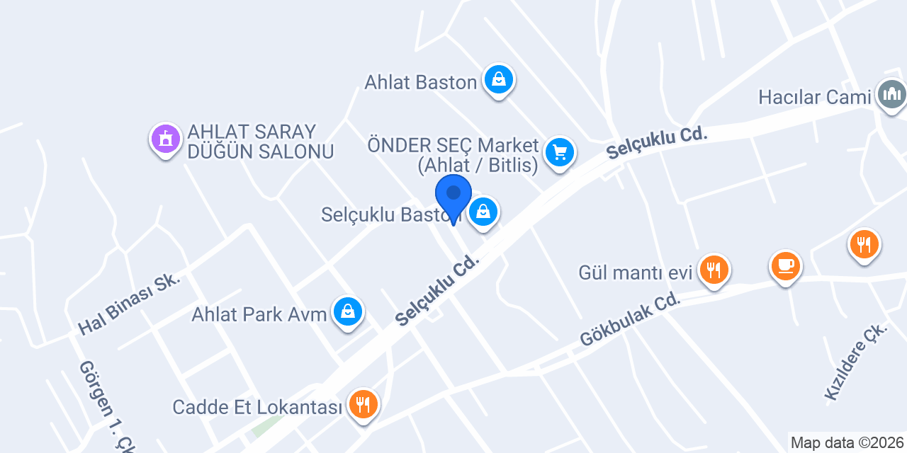 Özel Öz Ahlat Motorlu Taşıtlar Sürücü Kursu konumu