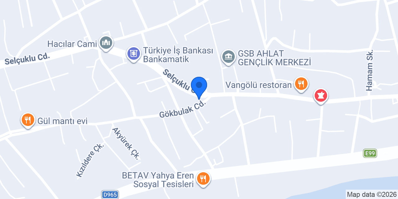 Ahlat Bilge Akademi konumu