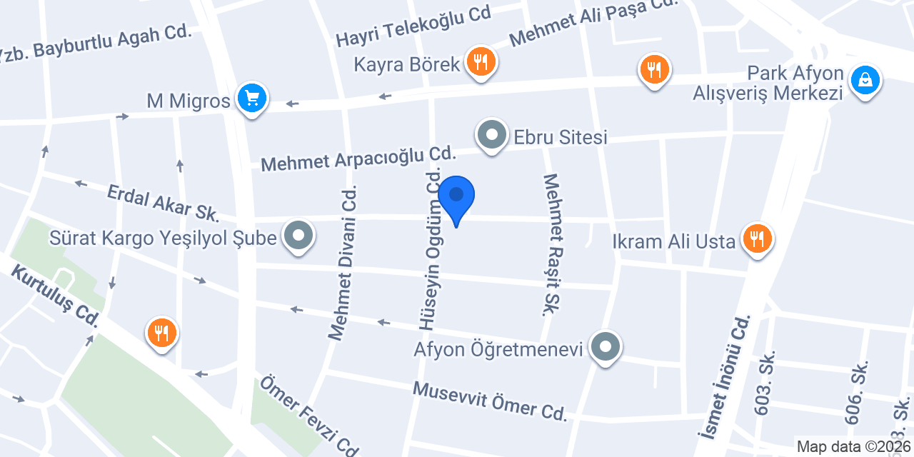 Gürışık Tesisat konumu