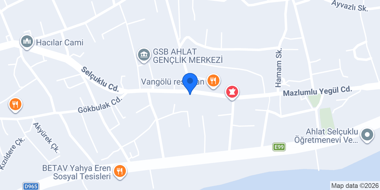 Özlem Ahlat Taksi konumu