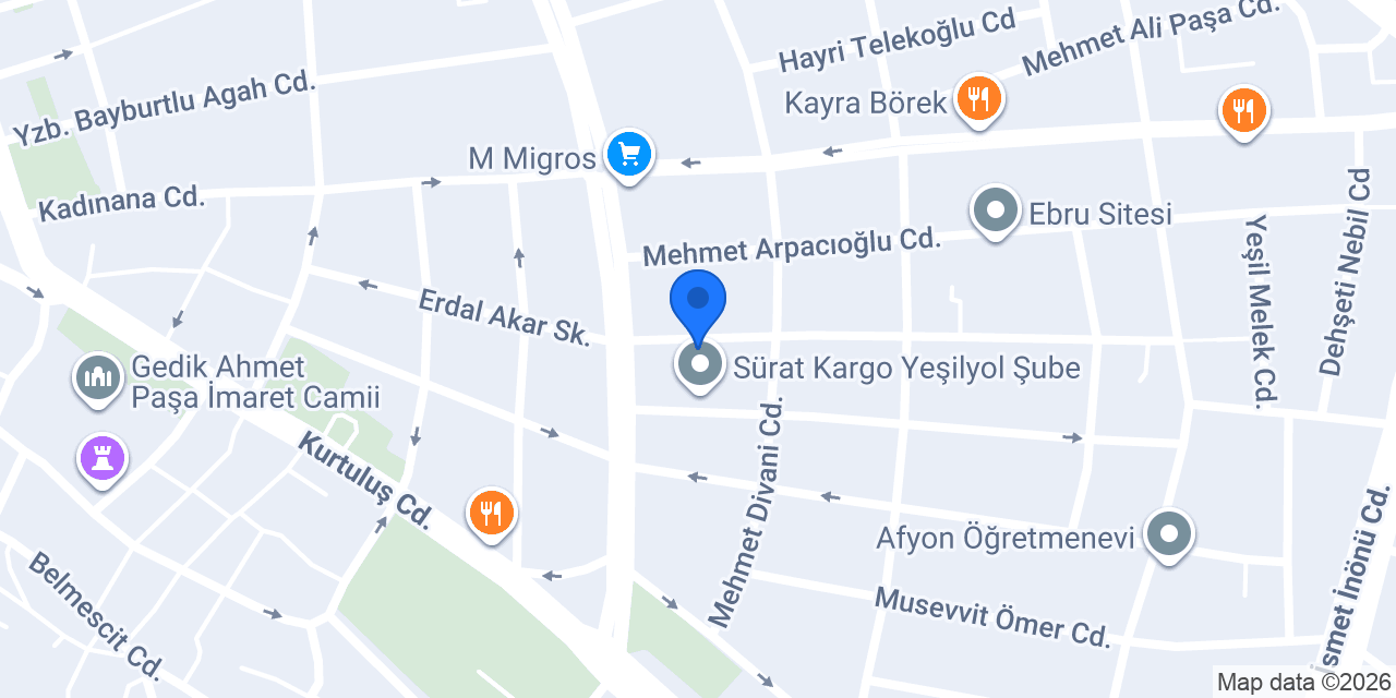 HERBALİFE AFYON konumu