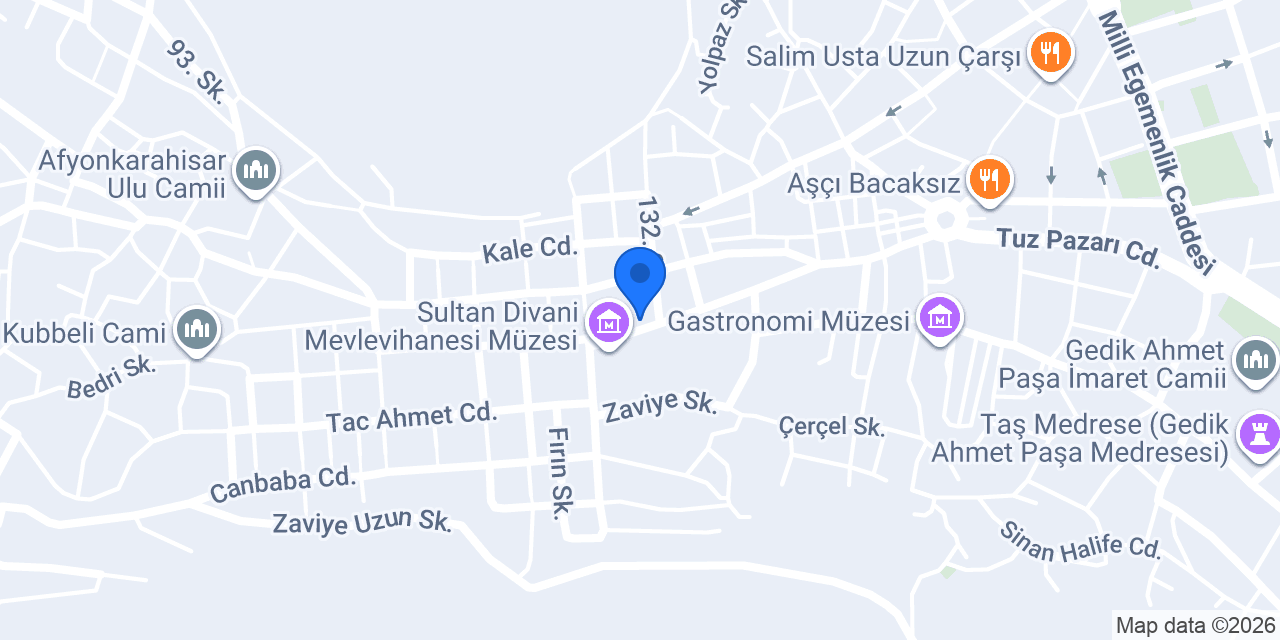 Nazende Kafe konumu