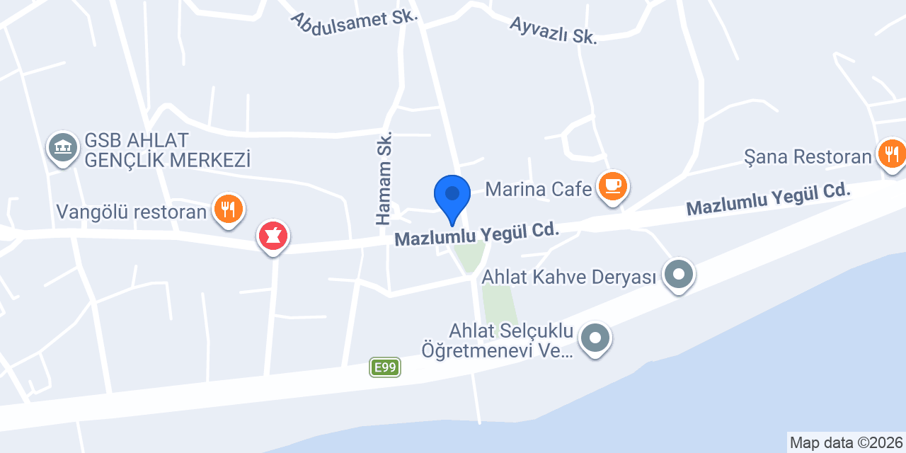 Ahlat Avm konumu