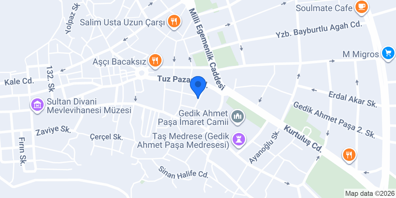 Başak Fırın konumu