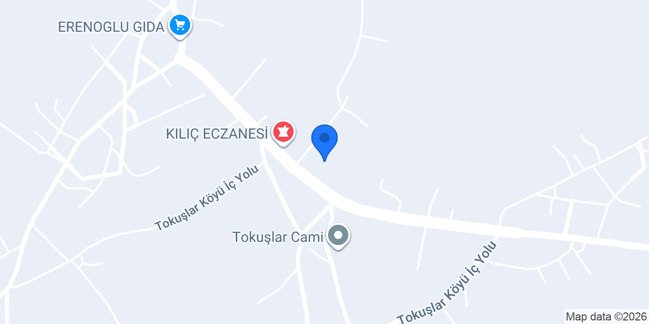 Tokuşlar İlkokulu konumu