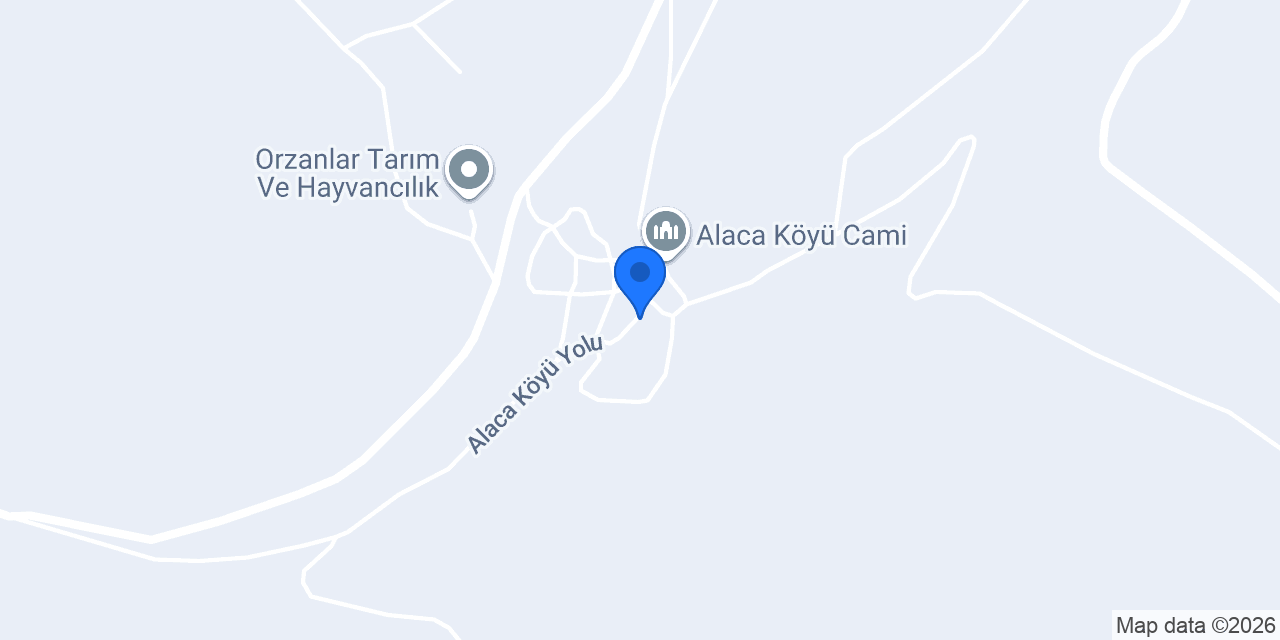 Alaca Köyü Muhtarlığı konumu