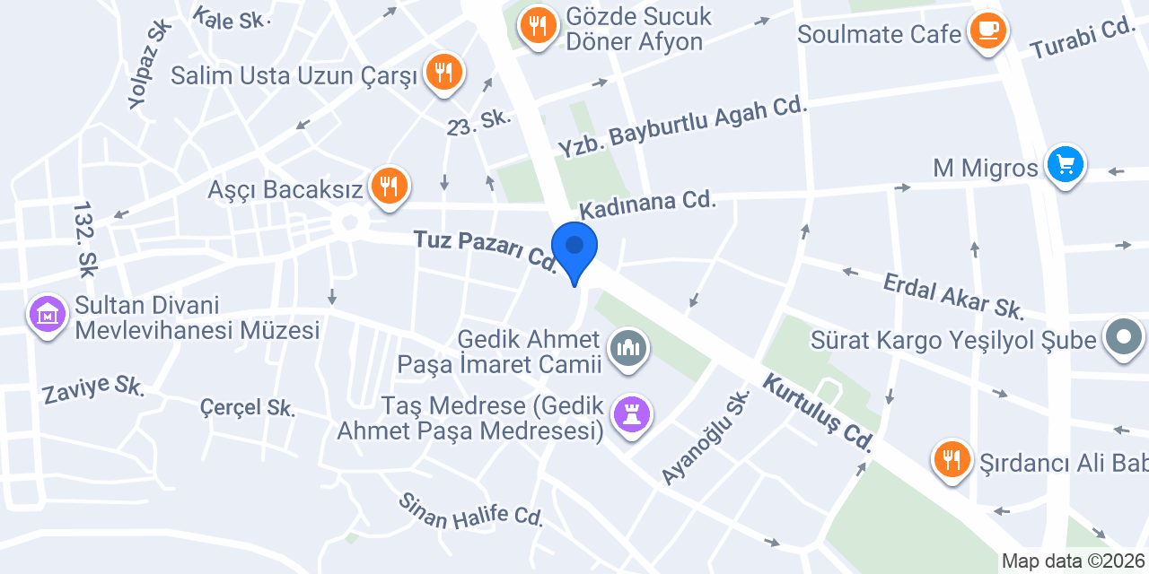 Gül Sucukları konumu