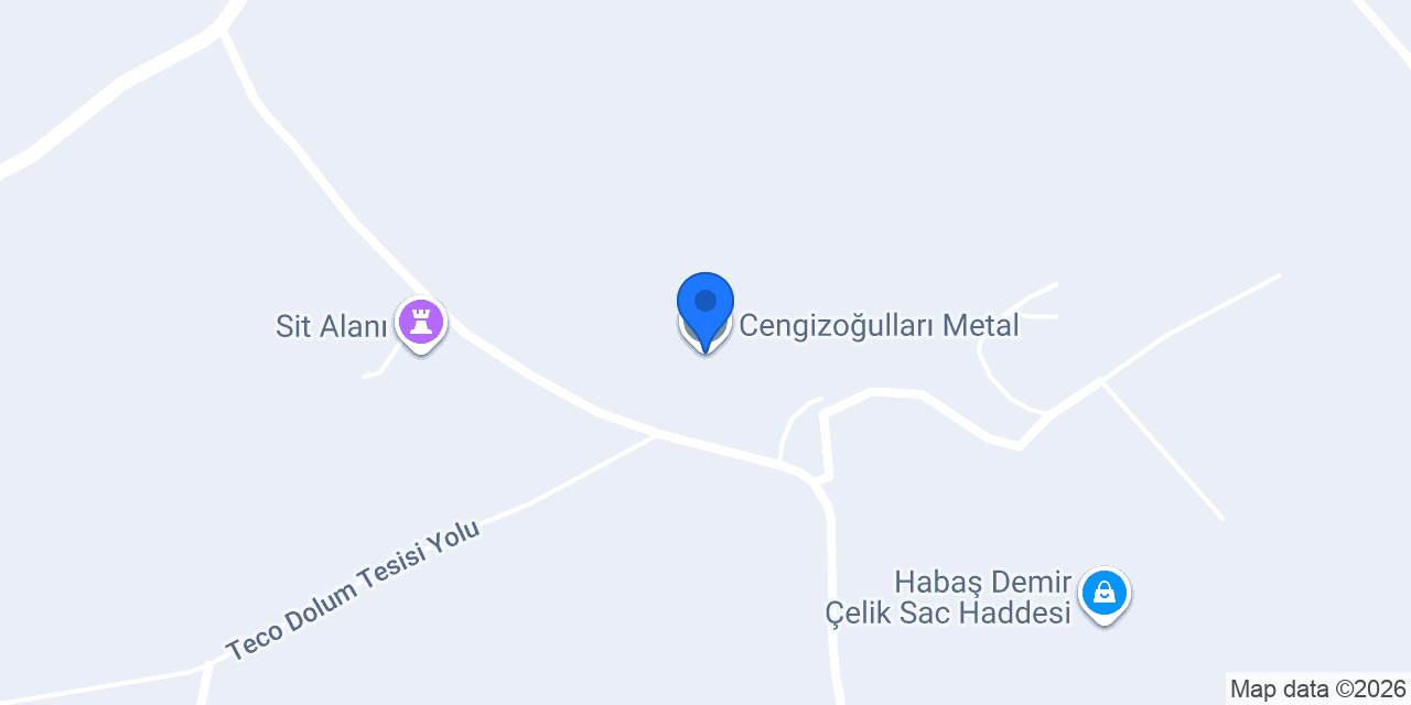 Cengizoğulları Metal konumu