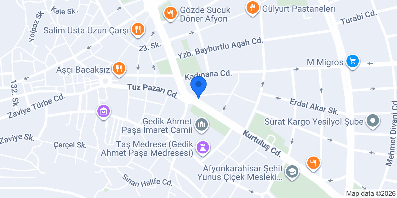 Nihan | Afyon konumu