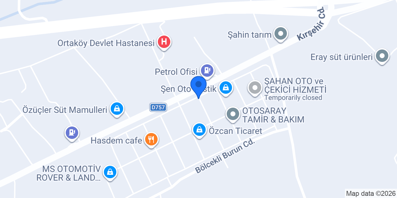 PT LASTİK-Şen Oto Lastik konumu
