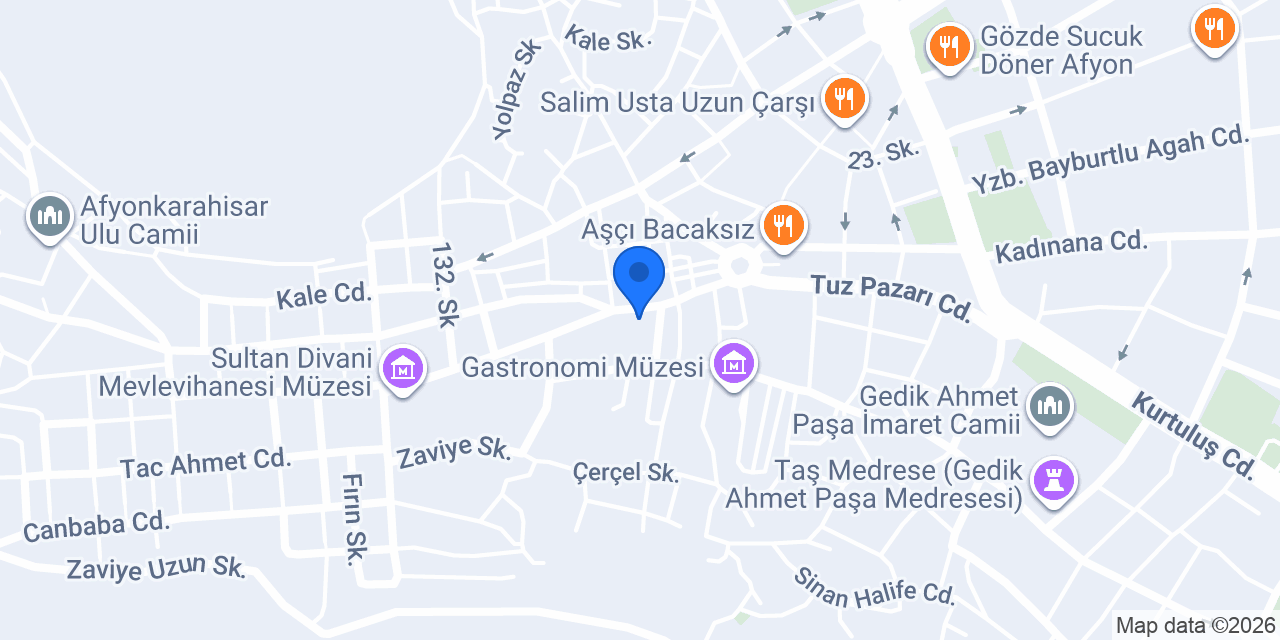 Yüzbaşıoğlu Mobilya konumu