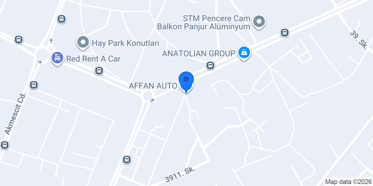 AFFAN AUTO konumu