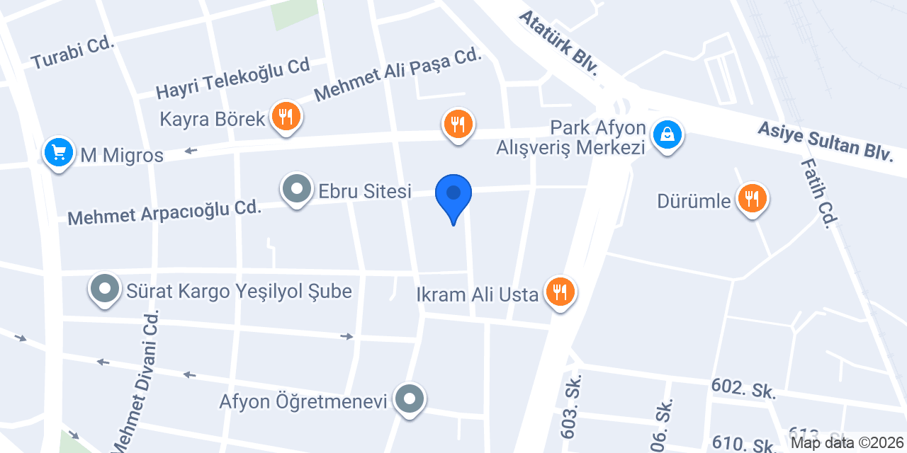Oruçoğlu İlkokulu konumu
