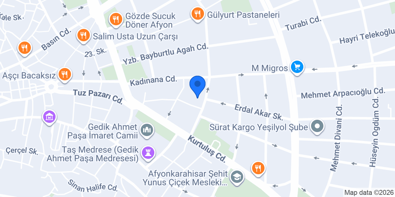 Kardeşler Pide konumu