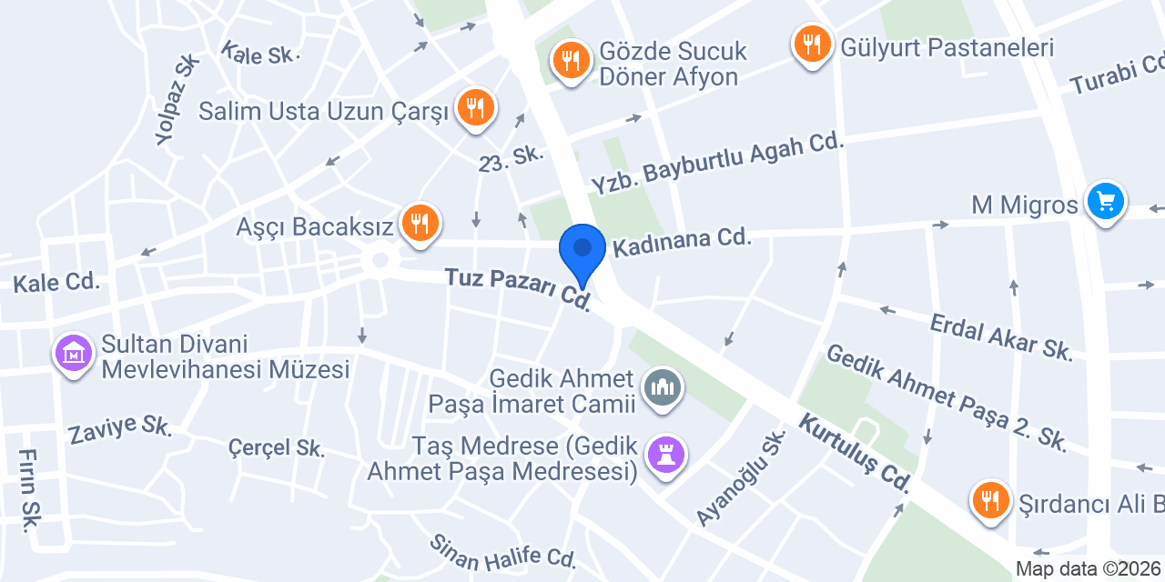 ŞİFACI AKTAR konumu