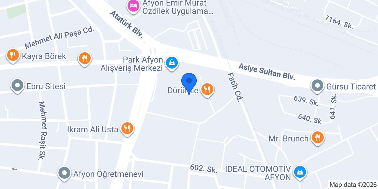 Park Afyon konumu