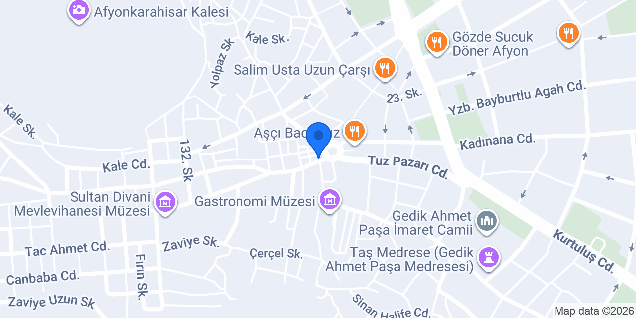 Renkli Boncuk Tuhafiye konumu