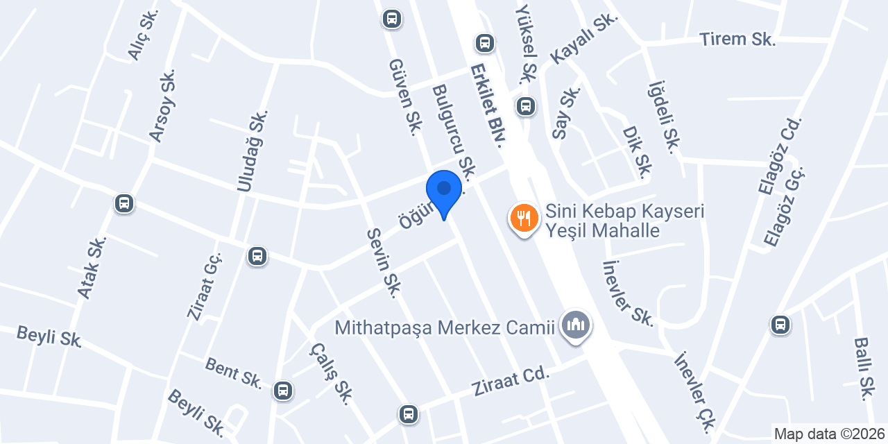 ÇINAR KASAP SAKATAT - MİTHATPAŞA konumu