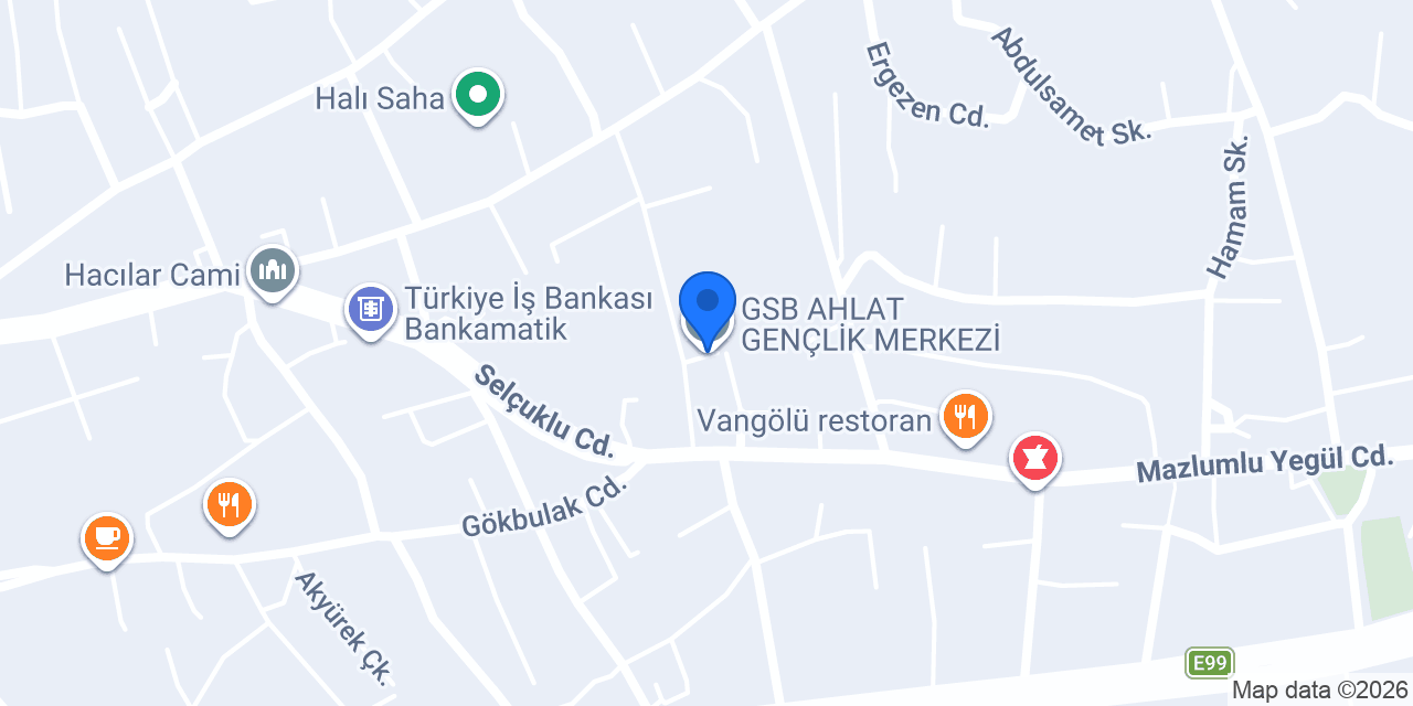 GSB AHLAT GENÇLİK MERKEZİ konumu