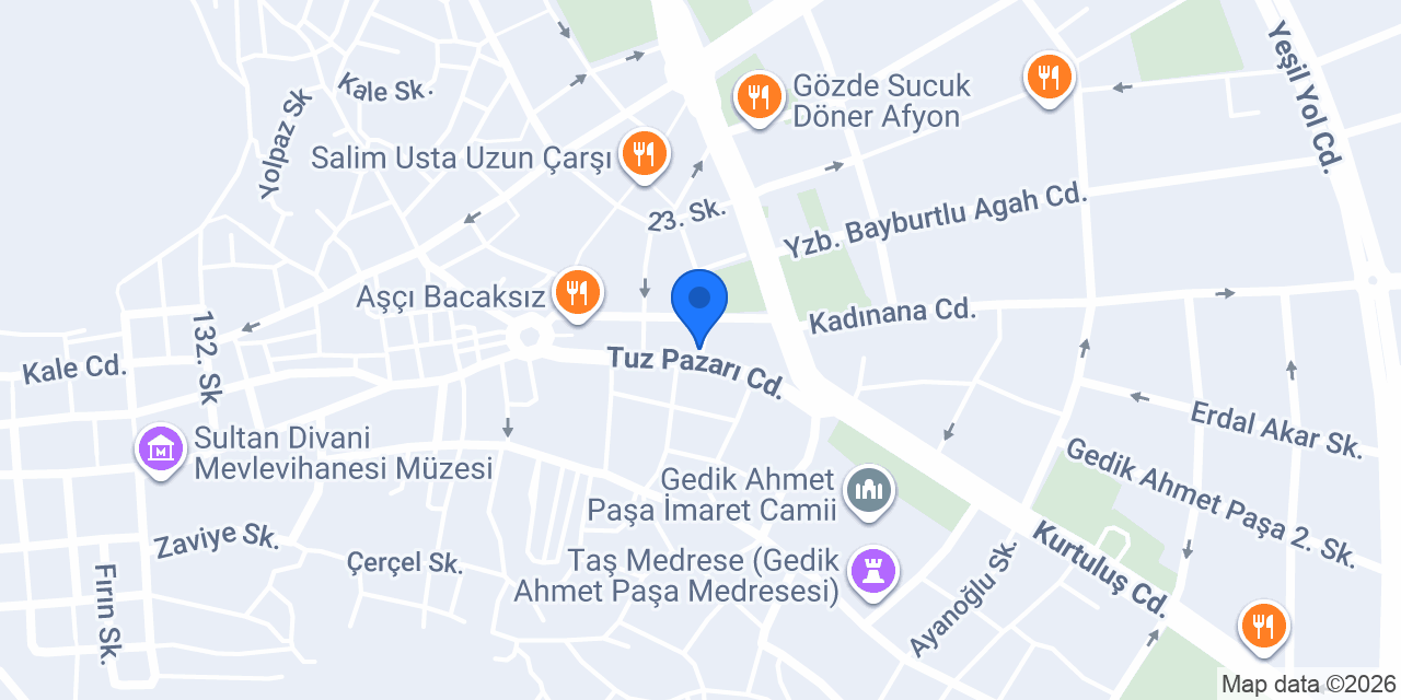 Atay Eczanesi konumu