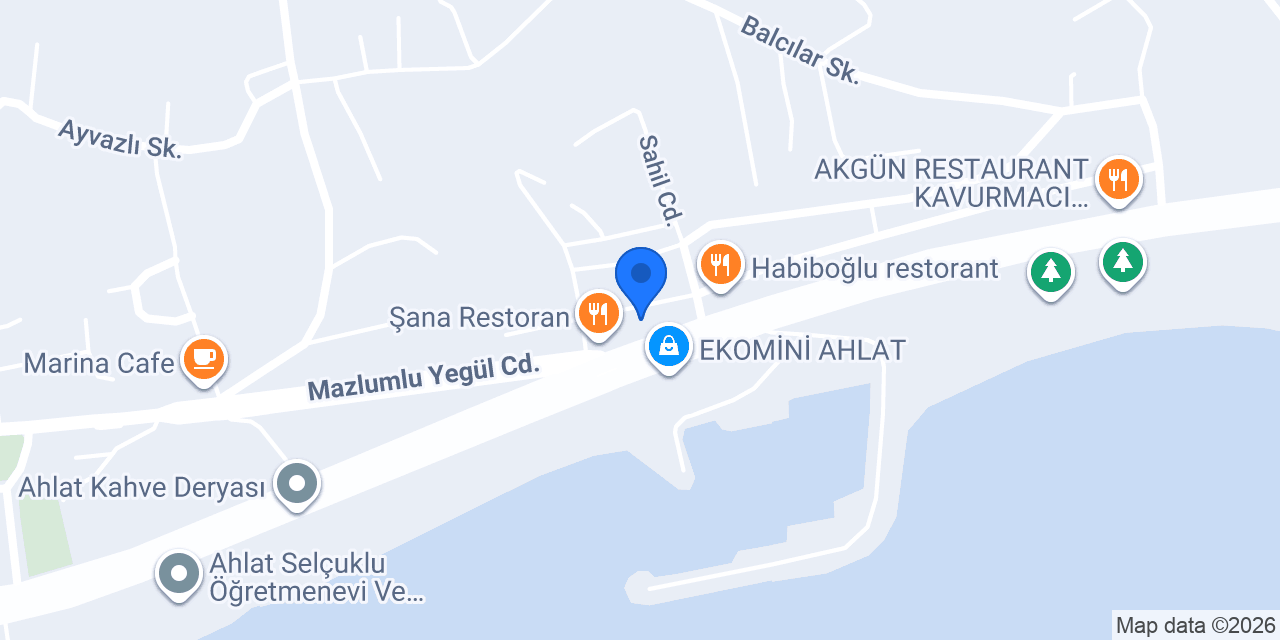 AHLAT OTO LASTİK konumu