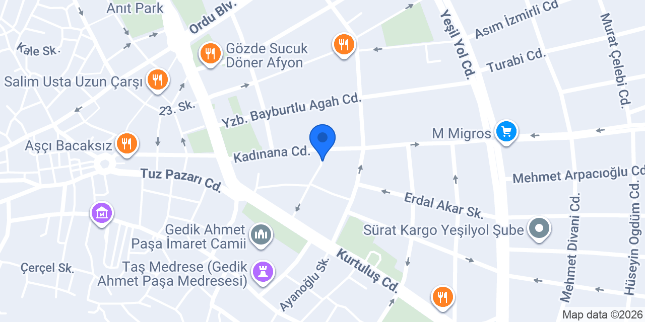 NUR TERZİ konumu