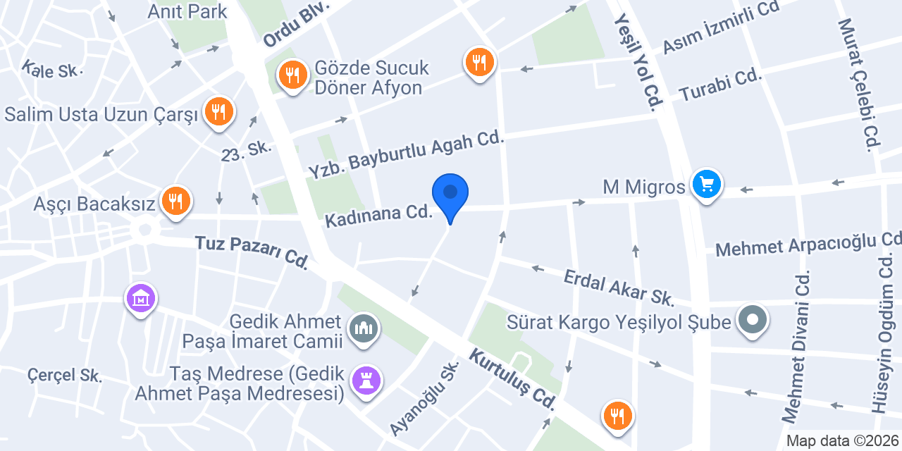 Uysal Elektrik konumu