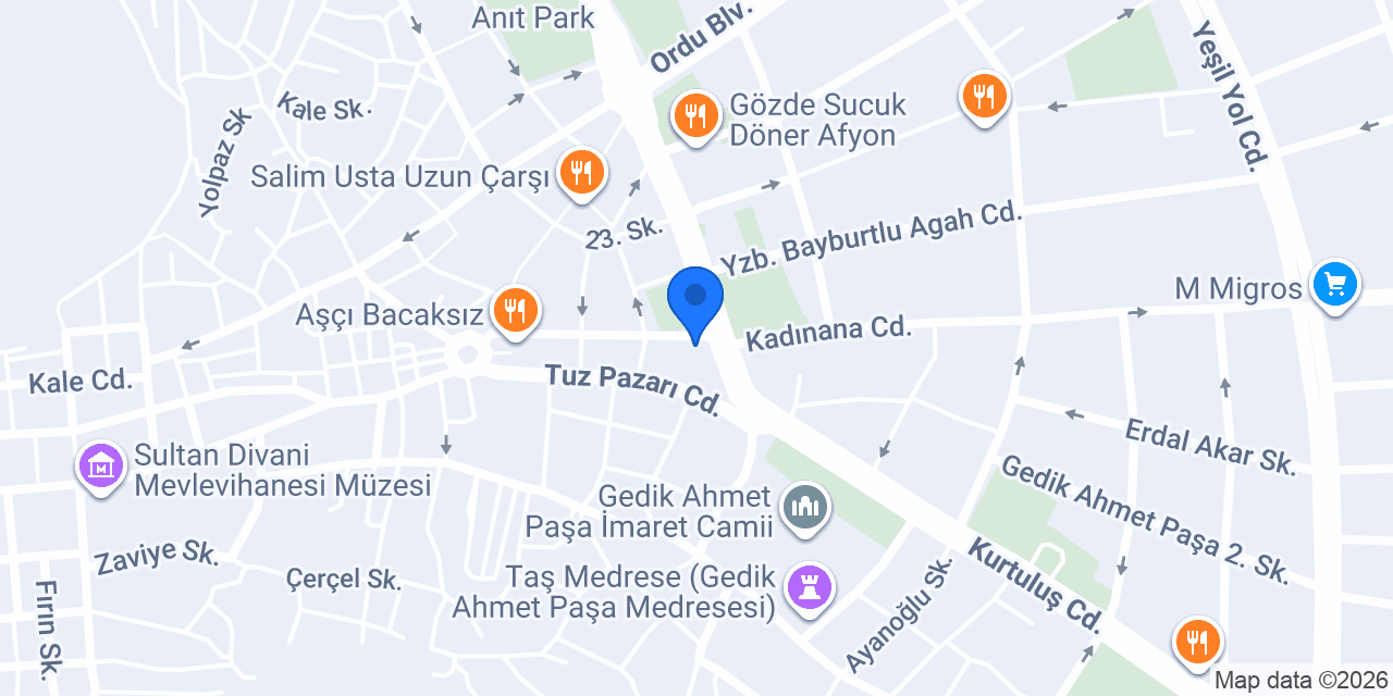Av. Fatma Aras Alıcı konumu