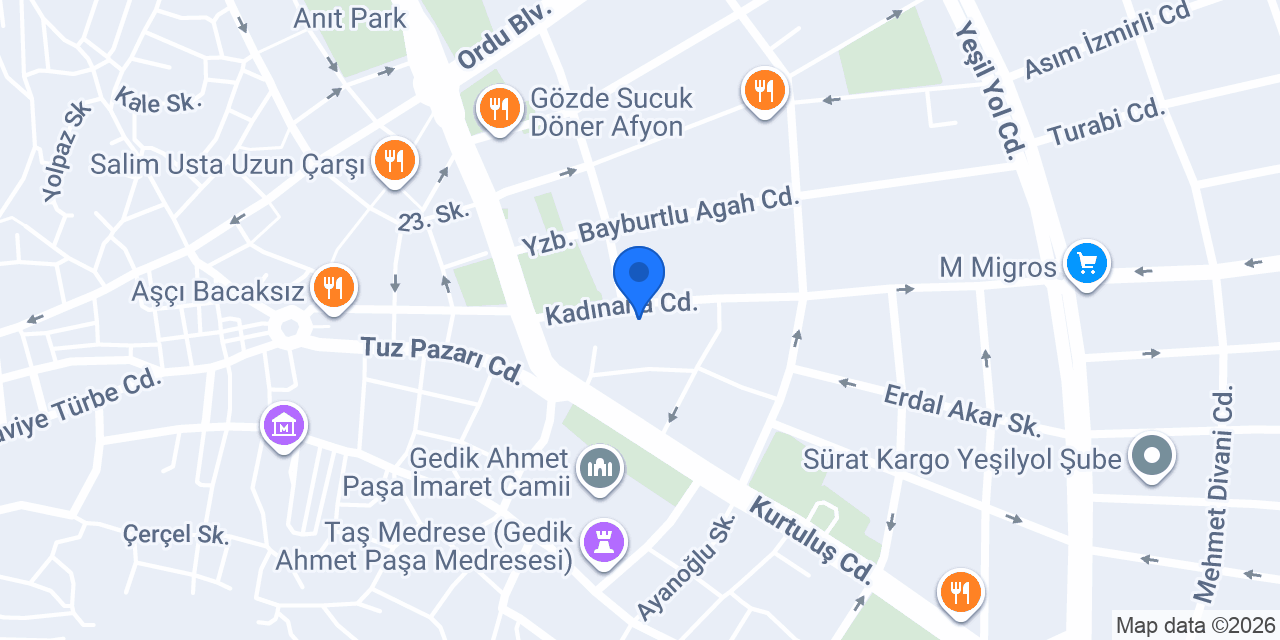 QNB Afyonkarahisar Şubesi konumu