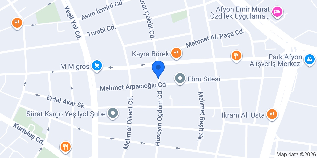 Özdamar Tesbihçilik konumu