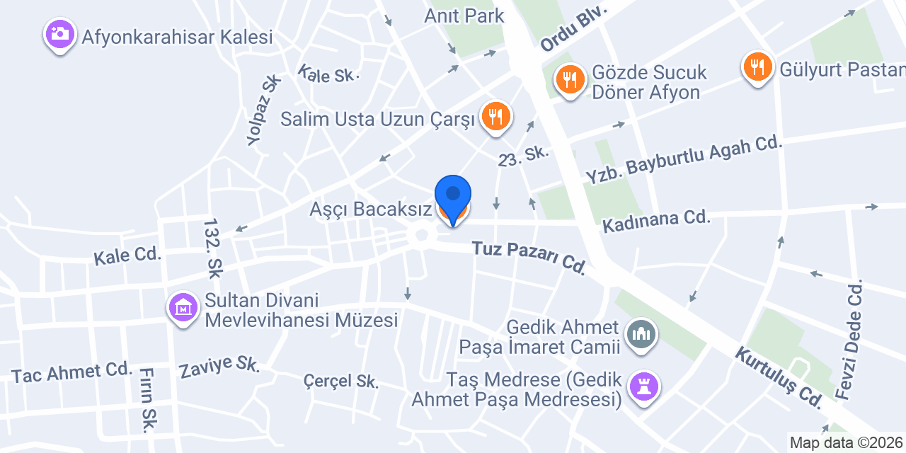 Aşçı Bacaksız konumu
