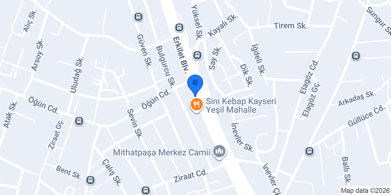 Orhan Usta Et Lokantası konumu