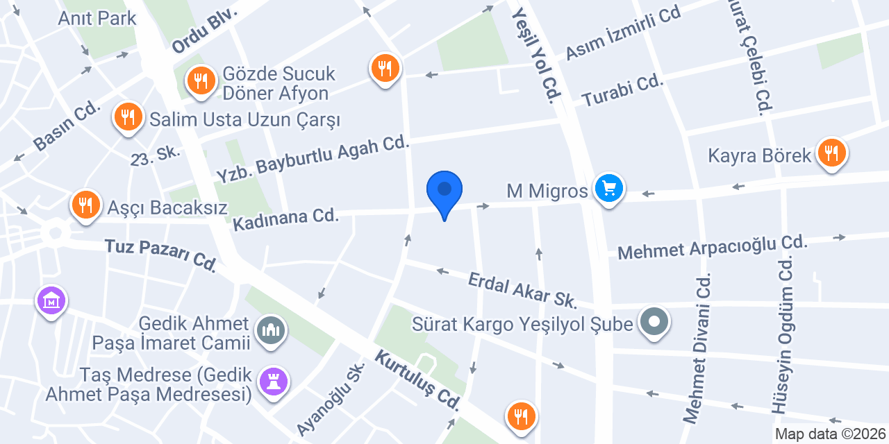 Elit Takı konumu