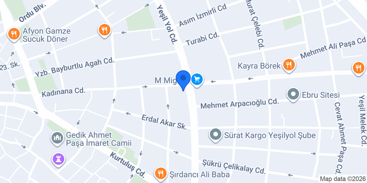 Ye-doy Afyonkarahisar konumu