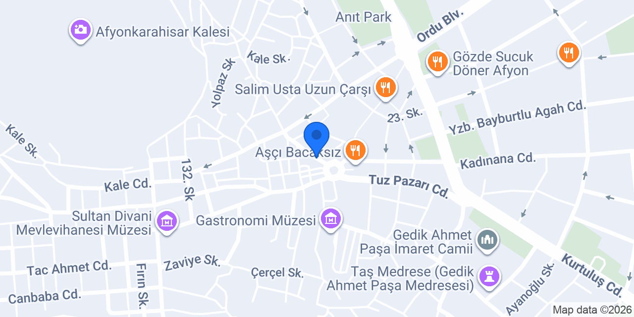 ALTIN SUCUK konumu
