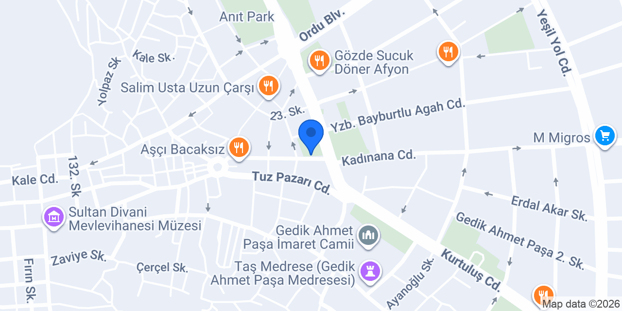 Pınar Optik konumu