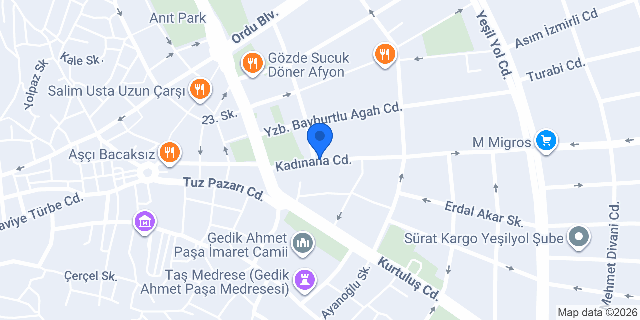 DUAYEN TURİZM konumu