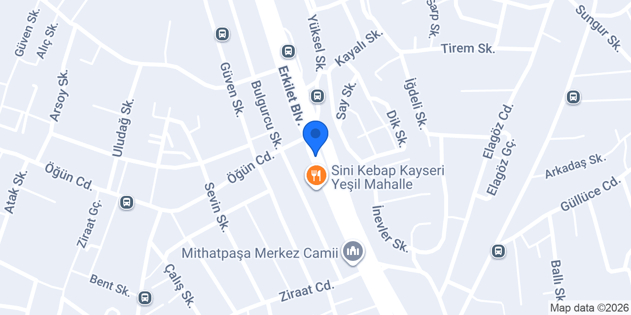 Güner Pastanesi konumu