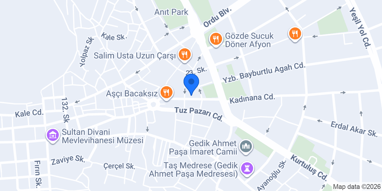Filiz1 lokantası konumu
